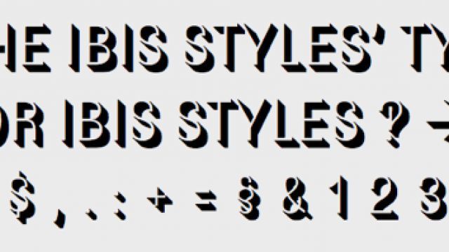 La typographie « YOLO » dessinée par W accentue la personnalité d’ibis Styles