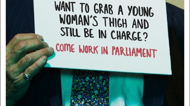Anti-violence : Want to grab a young woman
