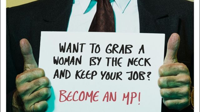 Anti-violence : Want to grab a woman