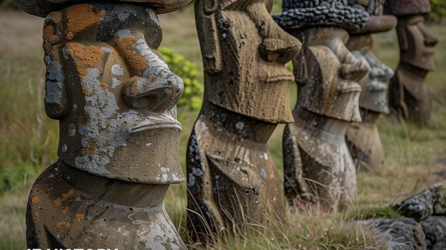 Moai Statues of Easter Island – Hats
