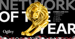 Ogilvy Named Network of the Year at Cannes Lions 2024