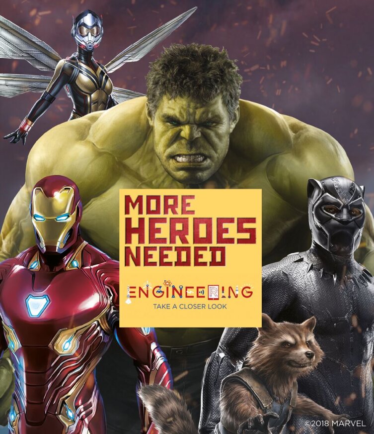 Marvel Legends Assemble to Inspire Next Generation of Engineering ...